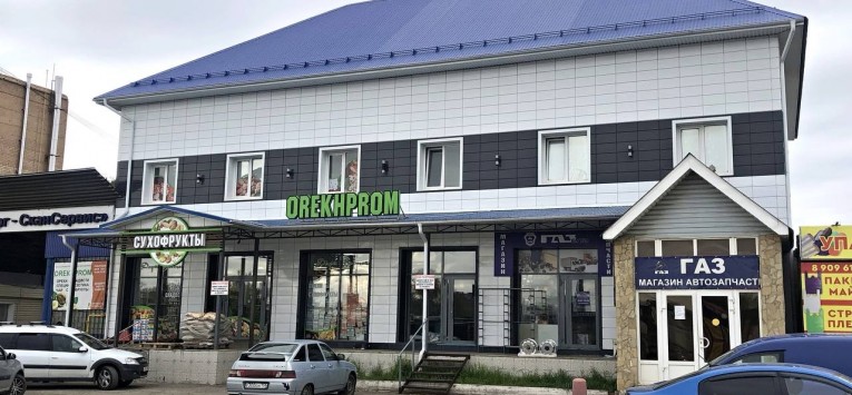 Объект с нашим фасадом в Оренбурге на ул Лесозащитной