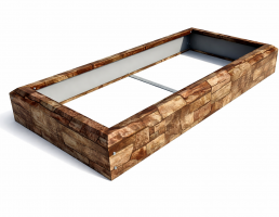 Цветник на могилу под камень (Printech)